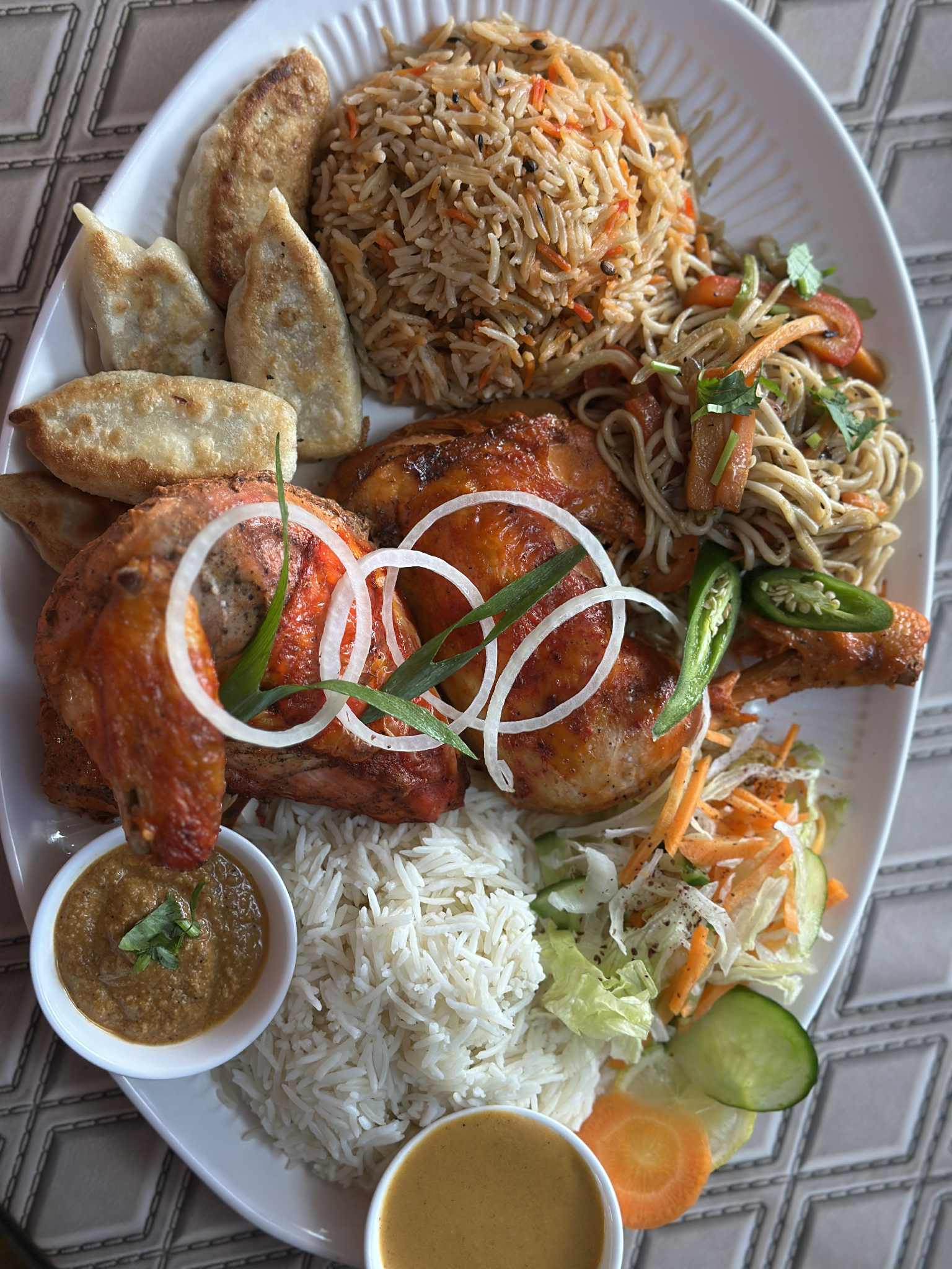 Chef preparing gourmet meal